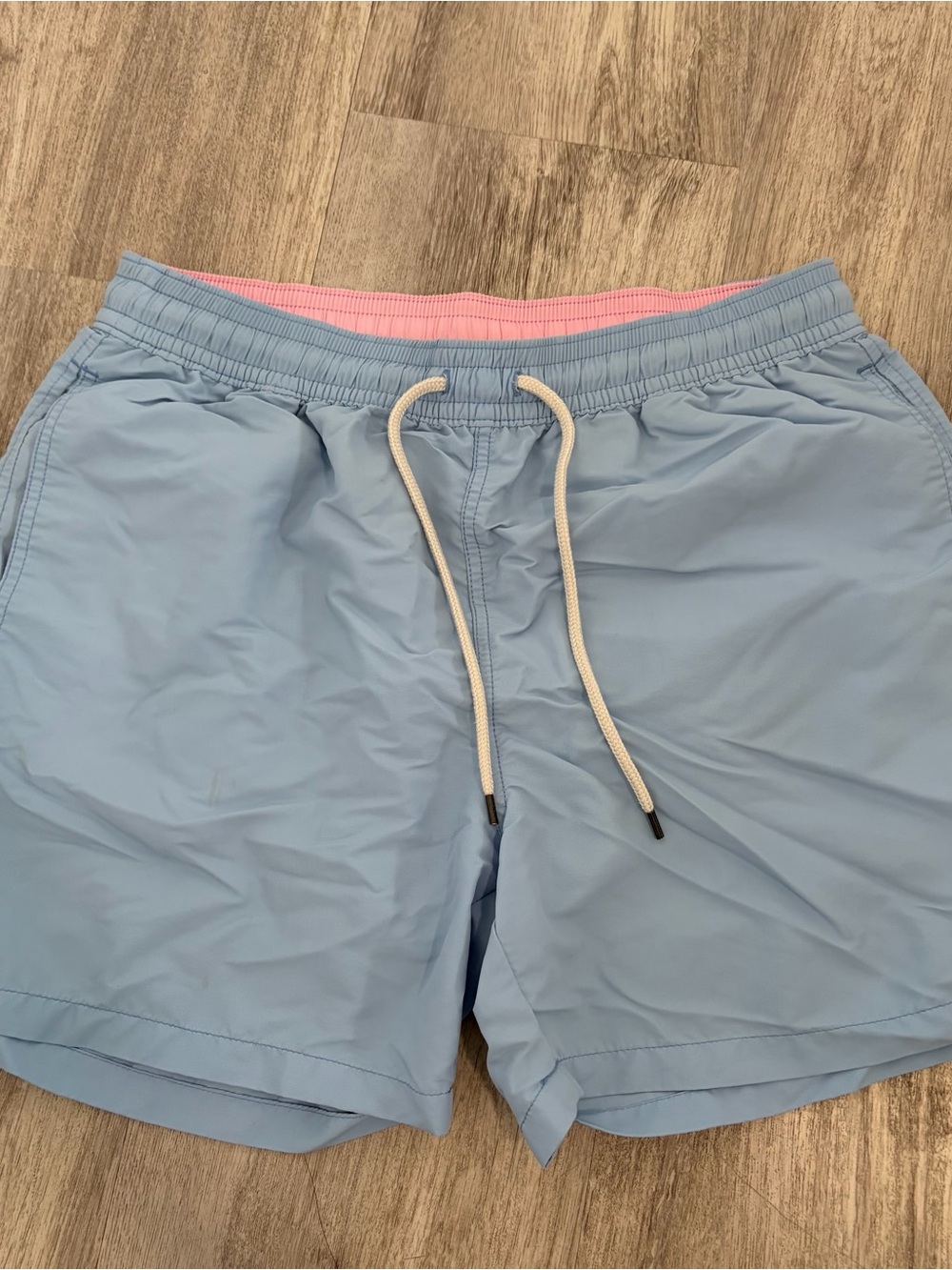 Polo Ralph Lauren Traveler Classic Swim Shorts Trunks Men's Blue Pink Preppy